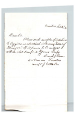 1884 Handwritten Letter David J Reese Scranton PA Pennsylvania History Family picture