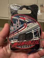2019 Disney D23 Expo WDI Red Monorail 60th Anniversary Jumbo Pin LE 300 picture