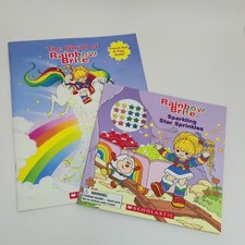NEW 2004 World of RAINBOW BRITE & Sparkling Star Sprinkles stickers Scholastic picture