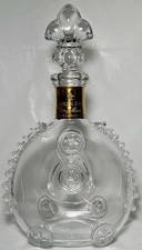 Vintage Remy Martin Louis XIII Cognac Empty Baccarat Crystal Decanter CHIPPED picture