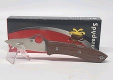 Spyderco SpyOpera Lockback Knife M390 Plain Edge Blade SC255CMP picture