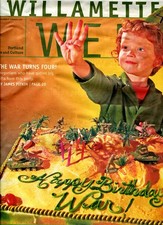 Willamette Week 'The War Turns Four' Art Print Poster - 24x32 picture