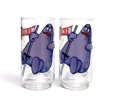 Vintage Set of 2 McDonalds Grimace 1977 Glasses  picture