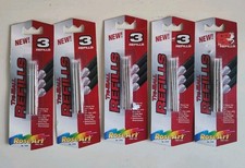 Vintage 1998 RoseArt Tri-Ball Pen Refills No. 2326 Lot of 5 Packs Black Red New picture