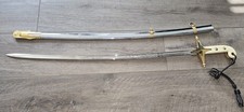 Vintage Hilborn-Hamburger USMC Mameluke Officer Sword Scabbard HMM-163 Plaque picture