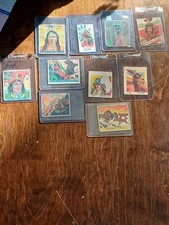 1933 Goudey Indian Gum 38 Sitting Bull 10 Card Native LOT R128 Authentic Vintage picture