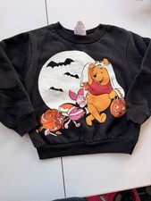 Rare Vintage Disney Winnie The Pooh Ghost Halloween Sweatshirt Crewneck 4T USA picture