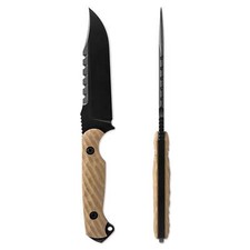 Toor Knives Crewman Fixed Blade Knife, Omaha Tan picture