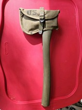 VINTAGE 1945 WWII U.S. AMERICAN FORK & HOE CO. U.S. MILITARY HATCHET picture
