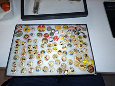 Vintage Mixed Lot Pinback Buttons Cartoon/Comic & Advertising,  picture