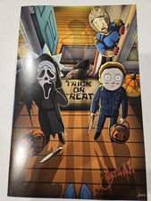 Fandom Finds#1 Rick & Morty Halloween Virgin Variant Nathan Made It Signed W COA picture