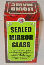 Sealed Mirror Glass Magic Trick - Production Prop Change Silks to Ribbons Liquid picture