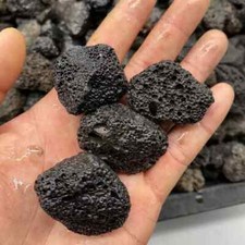 NEWFIND Raw Lava Stone Rough Volcanic Stone Energy Gemstone Home Decor Gifts picture