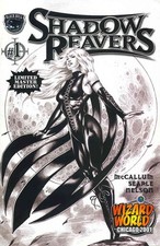 Shadow Reavers #1B VF/NM; Black Bull | Wizard World Chicago Variant B&W - w/Bag+ picture