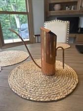 Gunnar Ander Copper Water Pitcher For Ystad Metal Sweden 1960’s picture