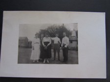 1916 RPPC Photo Hillsboro Kansas Marion County Couples Posing ID'd picture