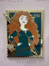 Merida | Brave | Pink A La Mode | Stamp Disney Pin *Defect Check Description* picture