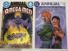 The Omega Men Annual #1 & 2 (1984/85) Complete Set, 2 Comic Lot picture