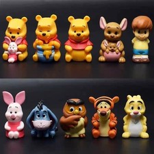 10pcs/set Cartoon Winnie The Pooh Action Figure Toy Pooh Bear Tigger Eeyore Pigl picture