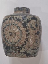Vintage Royal Copenhagen Denmark Fajance Vase by Nils Thorsson picture