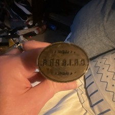Chicago Rock Island & Pacific Railway Railroad Agent Wax Seal Stamp  picture