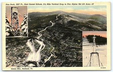Postcard Vintage Pico Peak Ski Resort Postcard picture