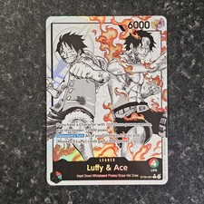 One Peice TCG St30 ST30-001 Luffy ace Alt Art Leader One Piece Card English picture