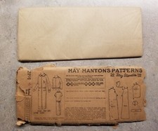 UNUSED May Manton's Early 1900s Sewing Pattern Factory Folded 2191 - Bust 44 picture
