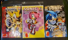 Sonic The Hedgehog Comic Book Issue #178 #229 And #240 Sticker Removal Project picture
