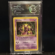 2000 Pokemon Mewtwo Black Star Promo 14 ENG GRADED ARKÈZON 8.5 picture