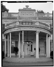 Photo:Barrytown NY Montgomery Place East Front Porch HABS 1900s picture