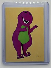 Barney Limited Edition Artist Signed “Barney & Friends” Trading Card 2/10 picture