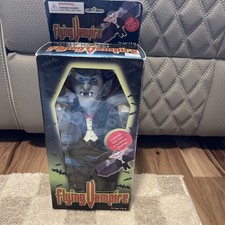 1990’s Flying Vampire with flashing eyes in box Halloween Tested and Working picture