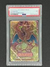 PSA1 Charizard Lizardon Meiji 1999 Pokemon Card Promo Embossed Japanese Pr Rare picture