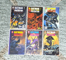 BATMAN vs PREDATOR #1-3 Both Editions 6 books 1991 DC Dark Horse NM+ UNREAD picture