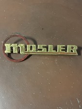 Vintage Brass Mosler Safe Logo picture