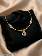 Indian cute sleek Invisible wire necklace chain choker for girls and women picture