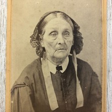 1870s CDV Photograph Victorian CARTE DE VISITE BORN 1794 Aged 77 Yr P.J. BORISE picture