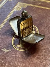 Antique 19th French Necessaire Perfume Bottle, Needle Case & Mirror Combination picture