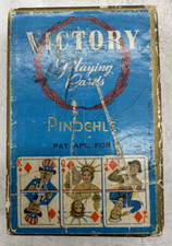Arrco Victory Pinochle Playing Cards US Saving Bonds Advert ~ NEW Sealed picture