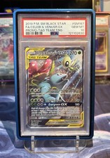 Celebi & Venusaur GX Tag Team SM167 PSA 10 Black Star Promo Pokemon Card TCG picture