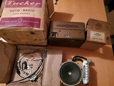 1948 TUCKER AUTO RADIO 102954 Car Radio W/ Head NIB Original Receipt Model 708T6 picture