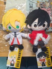 17cm Official Banana Fish Ash Lynx Eiji Okumura Plush Doll Keychain Pendant picture