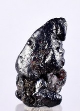 2.3cms ACANTHITE SILVER CRYSTAL Floater Peru Rare Crystals Uchuchaccua Mine H281 picture