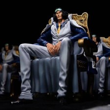 BT Studio One Piece Vice Admiral Throne Kuzan Resin Painted Statue in stock picture