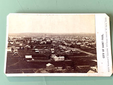 c. 1870's CDV - St Paul, Minnesota - Aerial View of the City by Combs & Whitney picture