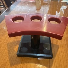 Red & Black 3-Hole Temaki  sushi Display Rack Organizer picture