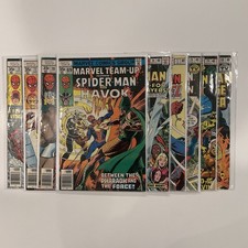 Marvel Team Up Lot 69 70 72 73 74 77 78 79 80 Very Fine+ Vf+ 8.5 1978 Marvel picture