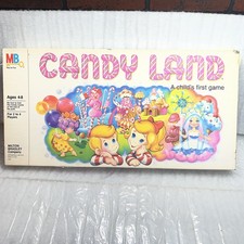 Vintage 1984 Candy Land Board Game Milton Bradley COMPLETE 64 Cards 4 Movers picture