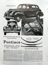 1939 Report Pontiacs Quality Six Deluxe Six Deluxe Eight Pix Specs 3 pages picture